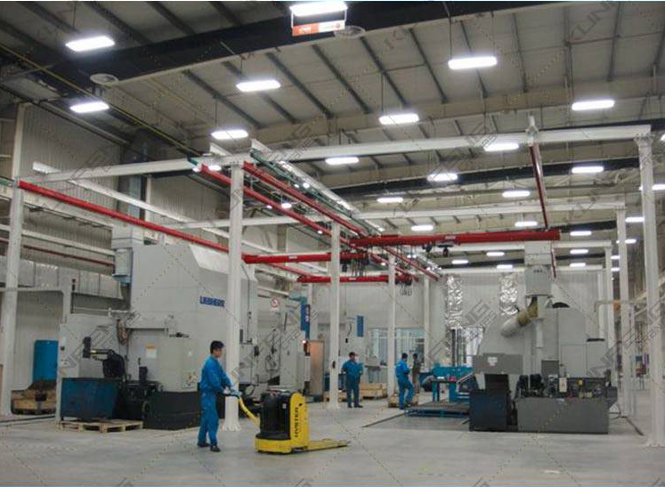 Electrical maintenance of suspended crane