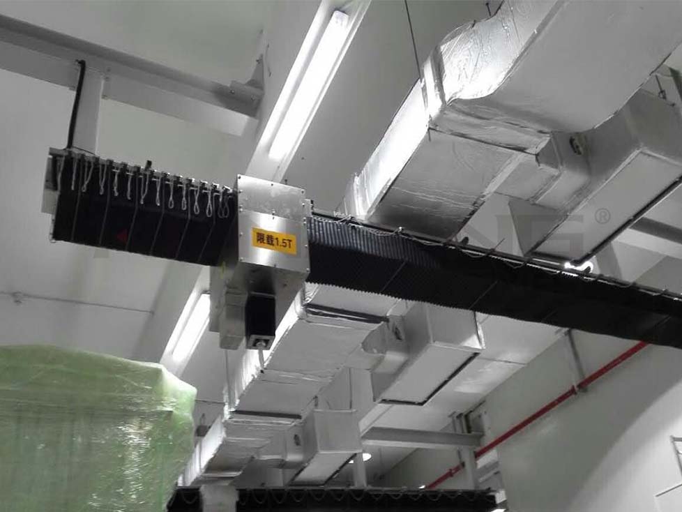 Clean room single girder overhead crane