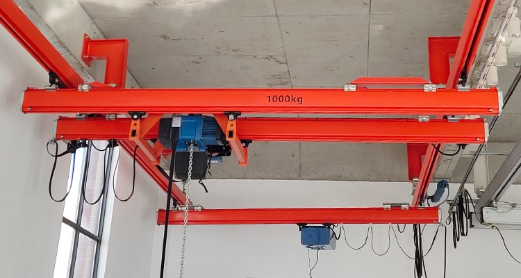 KBK double-girder suspension cranes