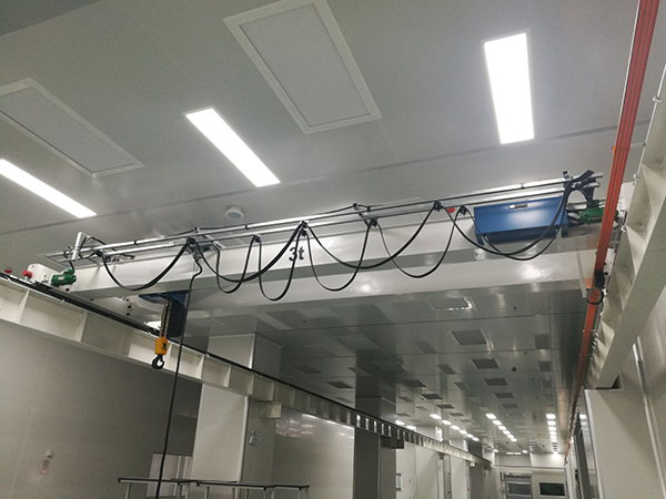 Clean Room Overhead Crane with Electric Hoist