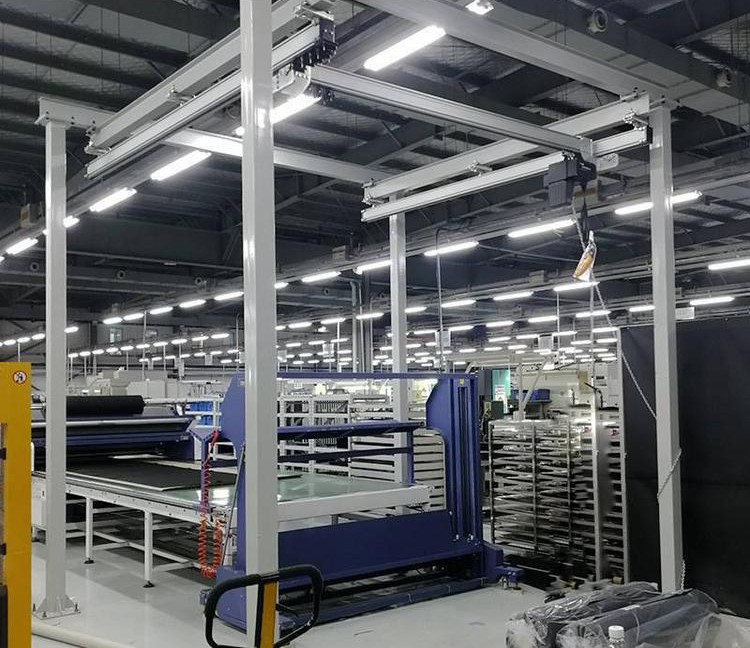 Lightweight Aluminum Track Workstation Crane