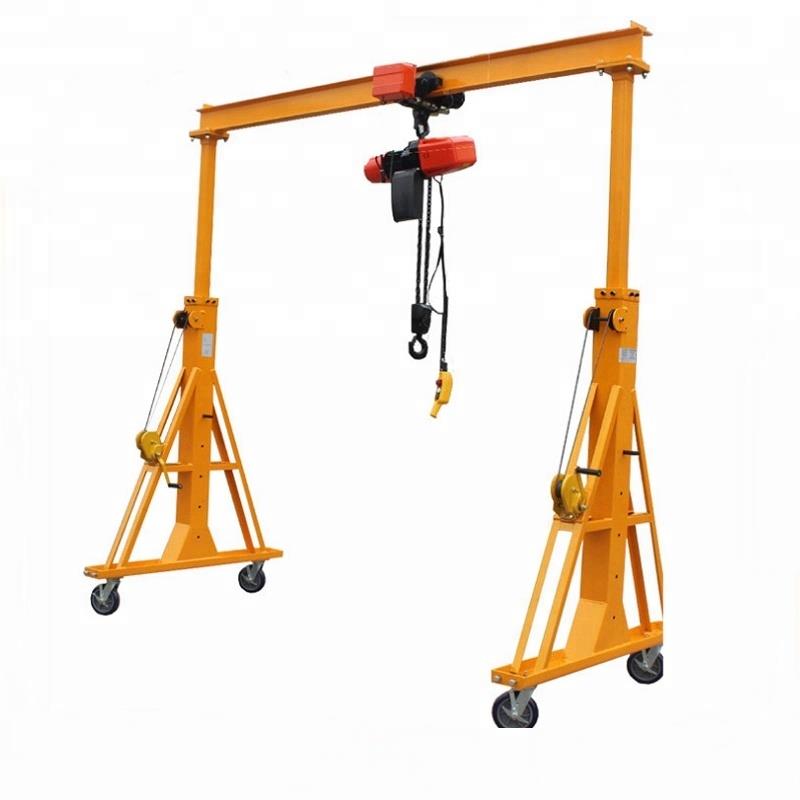 Portable mobile gantry crane