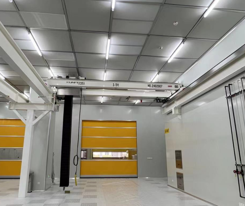 Cleanroom double girder overhead crane