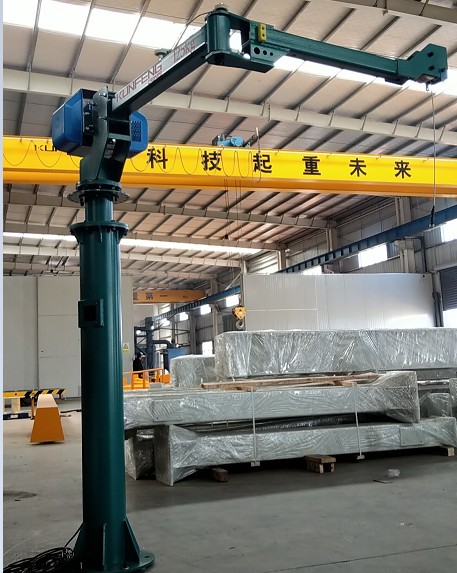 Column articulating jib crane