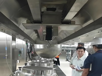 Overhead Cleanroom Crane for the Food Industry