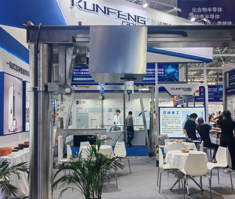 Cleanroom column jib crane