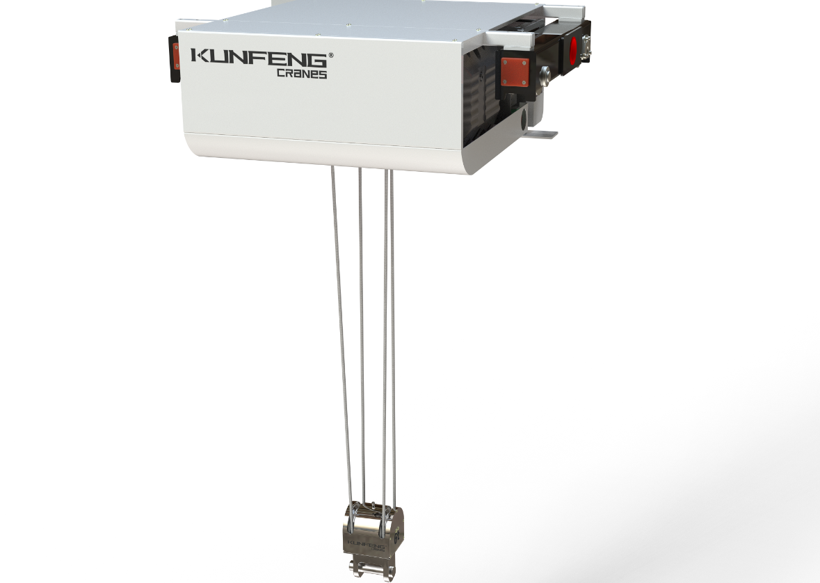 Electric fiber rope hoist